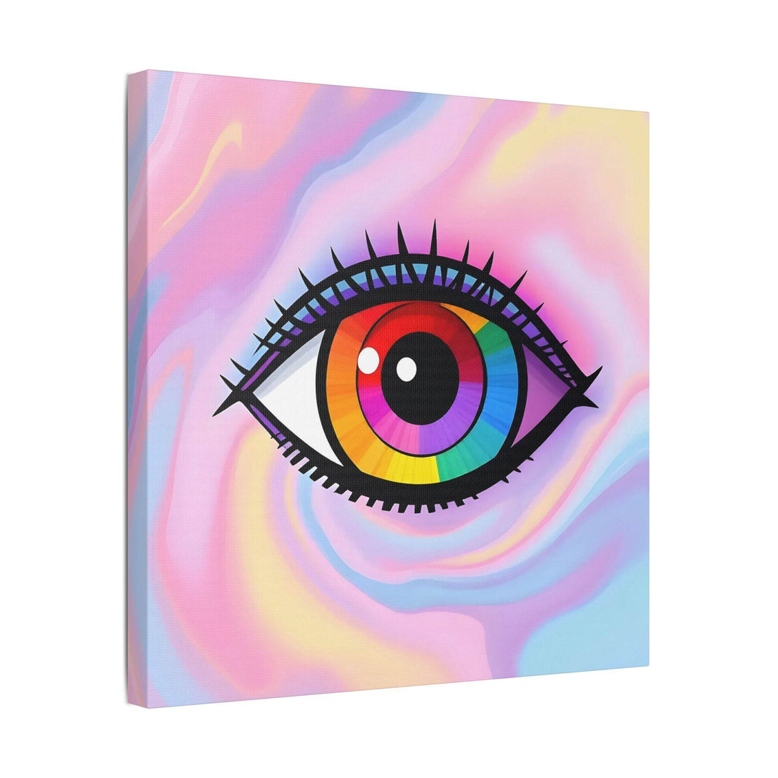 PsEyeFlow #11 - Spectrum Awakening. (Satin Canvas, Stretched) - Highdellic