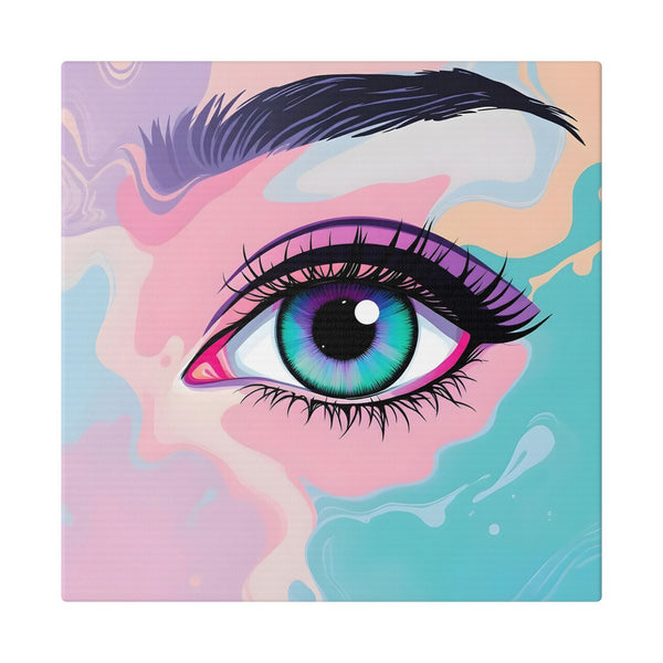 PsEyeFlow #2 – Lucid Gaze (Classic Stretched Canvas)