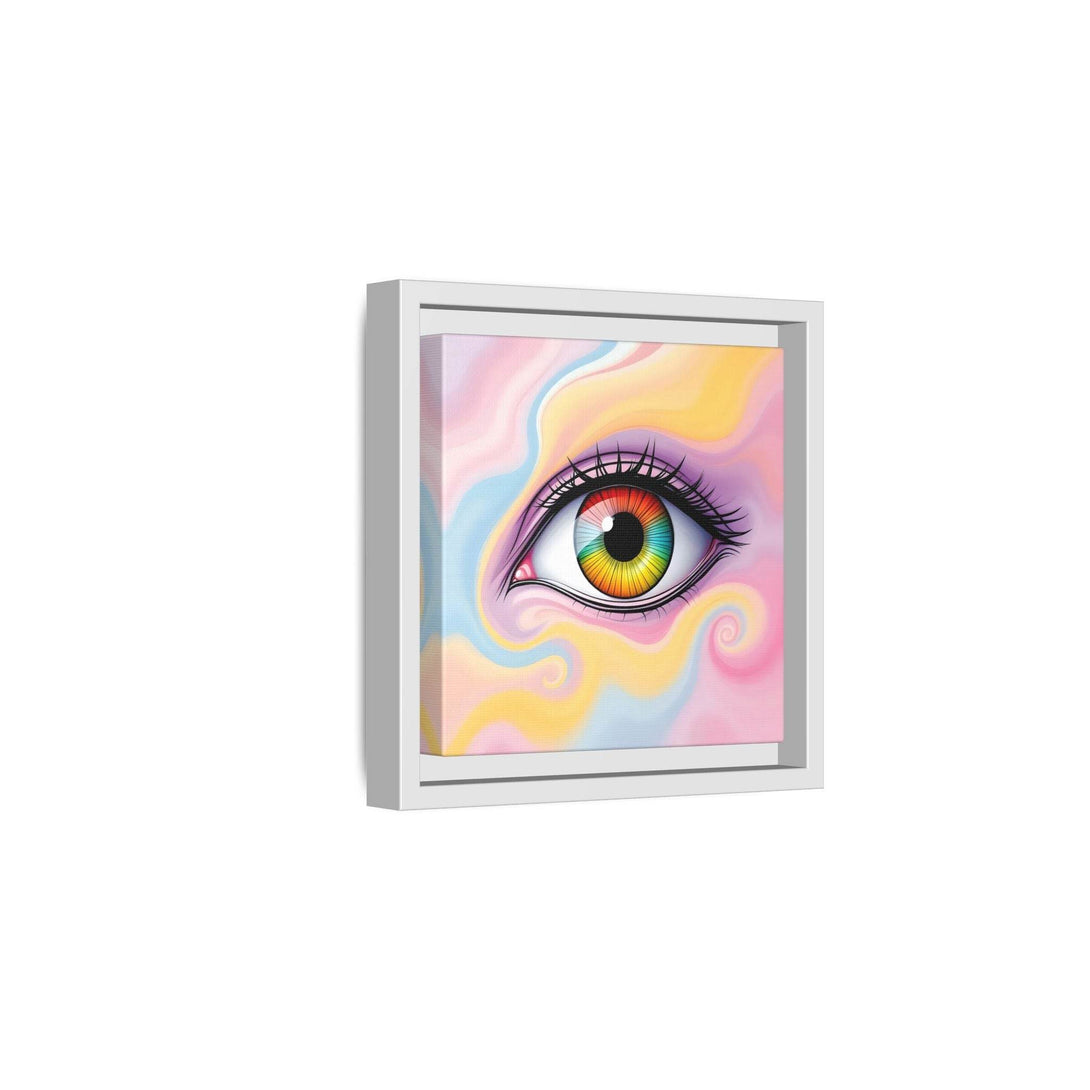 PsEyeFlow #36 – The Whispering Spiral on Framed Matte Canvas - Highdellic