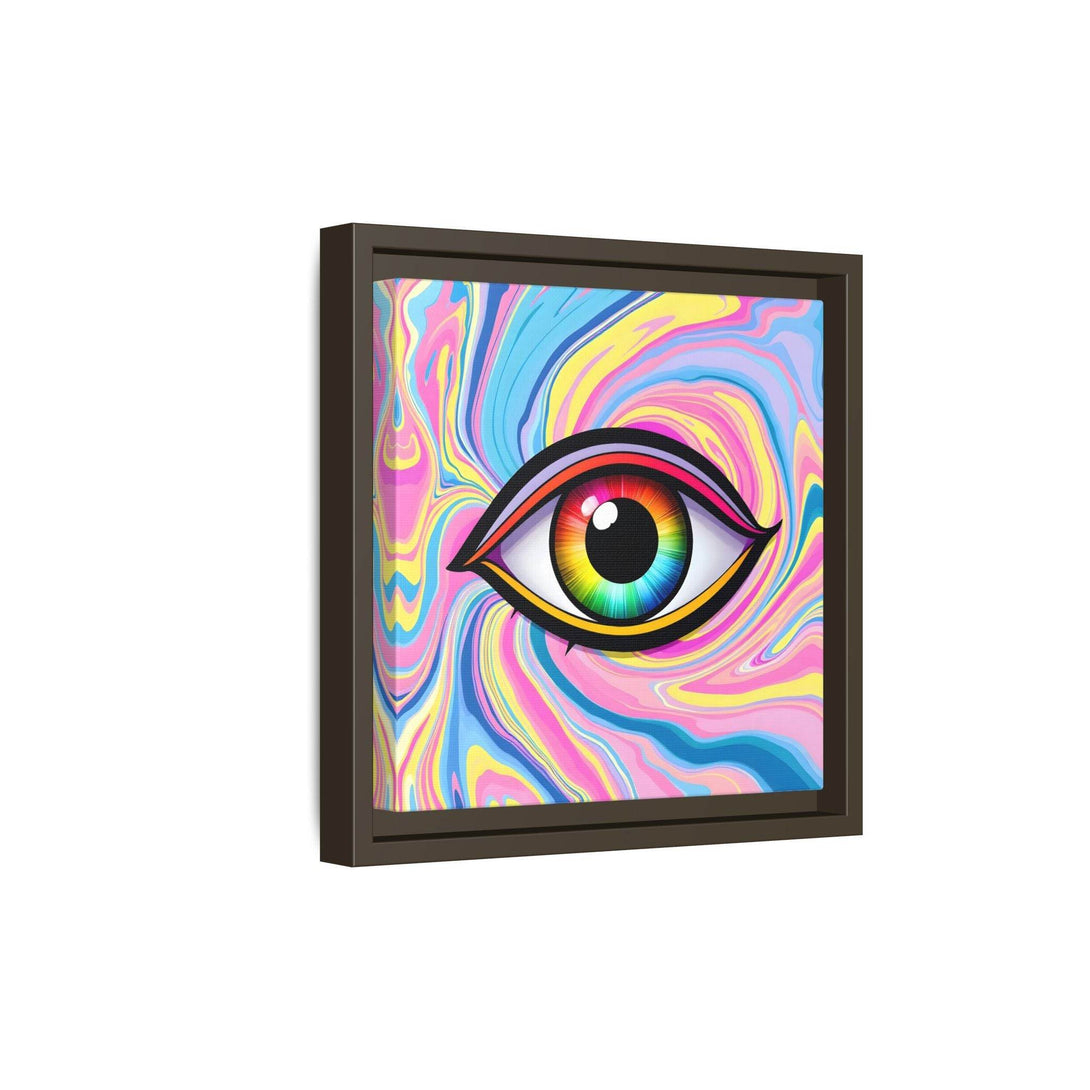 PsEyeFlow #31 - The Kaleidosoul on Framed Matte Canvas - Highdellic