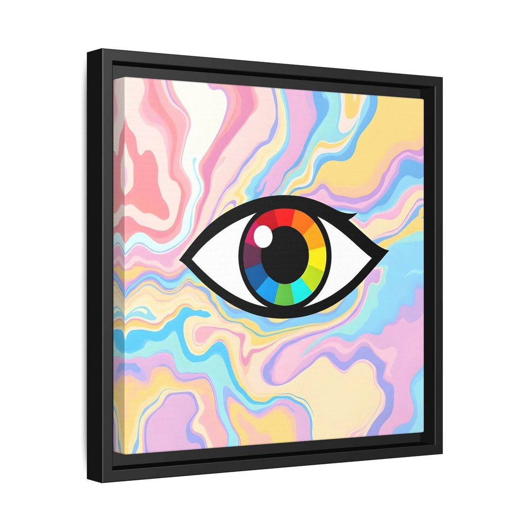 PsEyeFlow #30 - Spectrum Vision (Matte Canvas, Framed (Multi-color)) - Highdellic