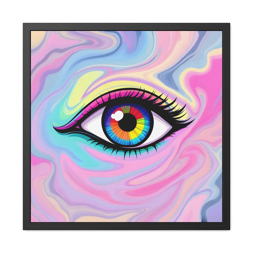 PsEyeFlow #8 - Radiant Vision. ( wood Framed semi-gloss coated paper )
