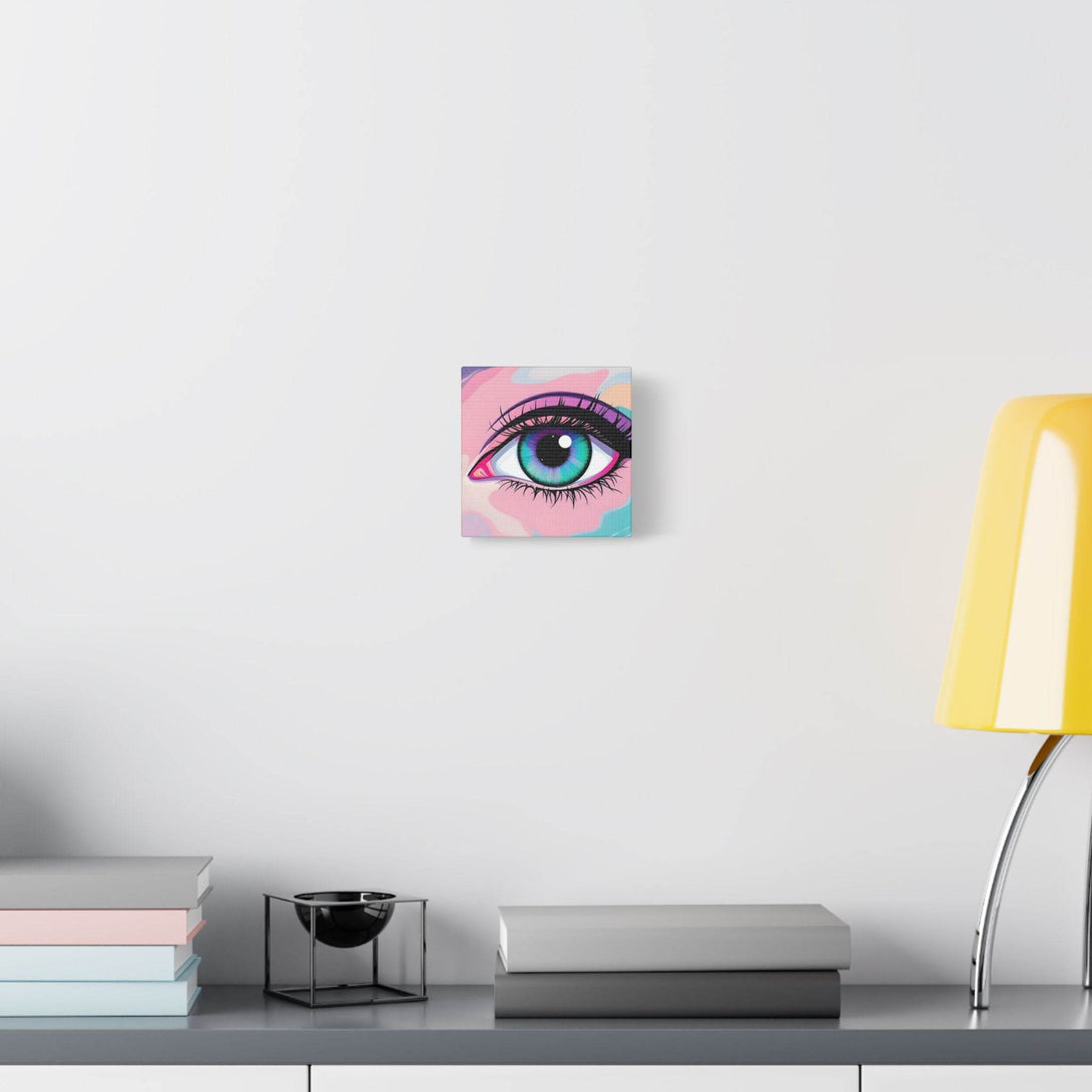 PsEyeFlow #2 – Lucid Gaze. (Satin Canvas, Stretched) - Highdellic