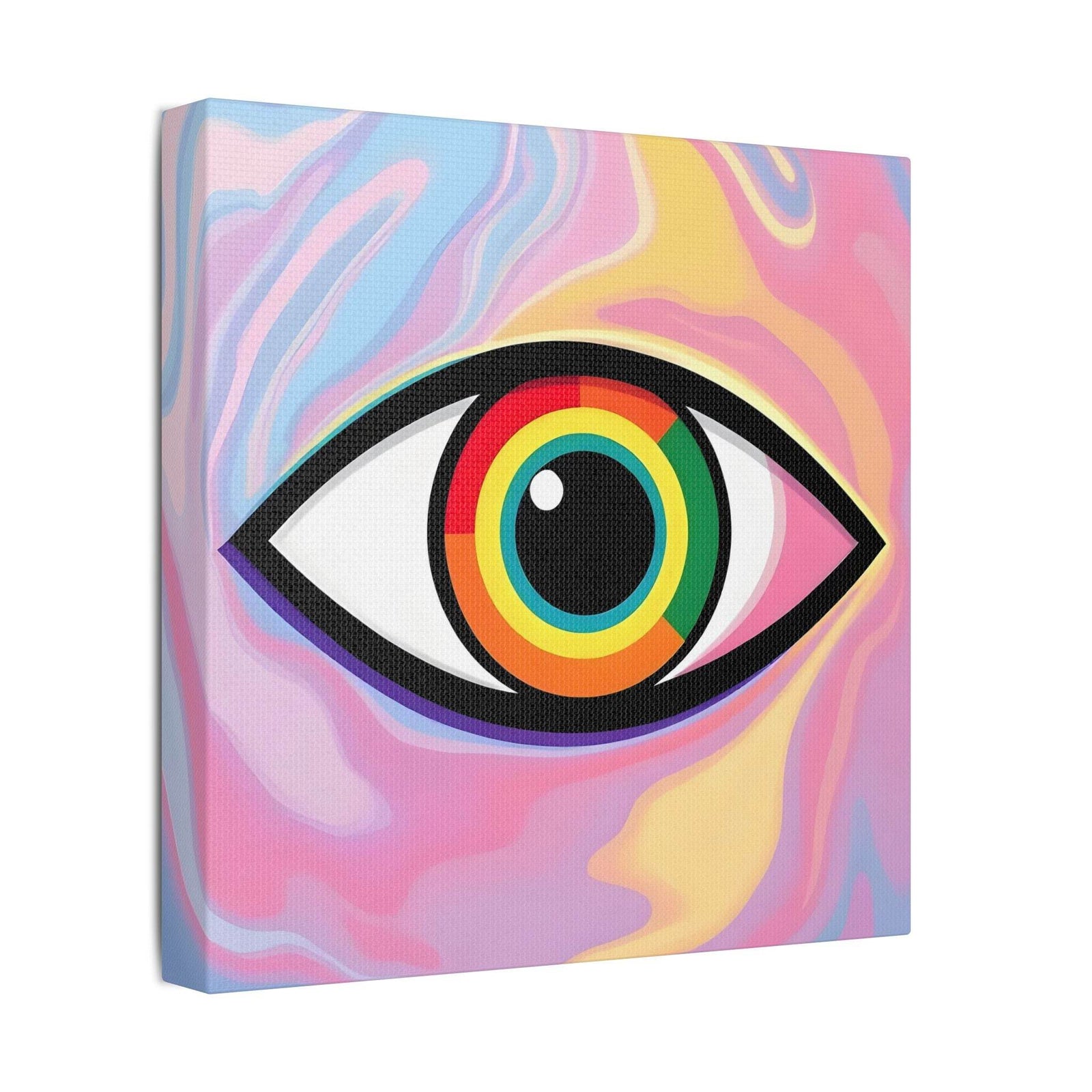 PsEyeFlow #6 - Vortex Vision. (Satin Canvas, Stretched) - Highdellic