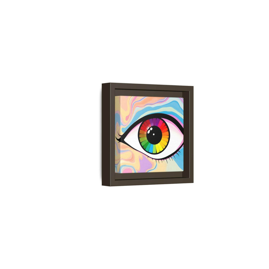 PsEyeFlow #1 – Prism Vision. (Matte Canvas, Framed, Multi-color) - Highdellic