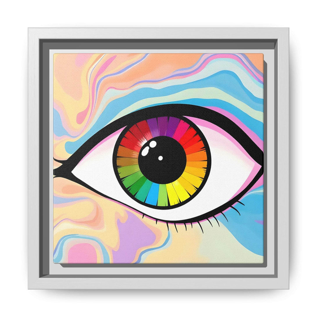 PsEyeFlow #1 – Prism Vision on Colour Framed Matte Canvas - Highdellic