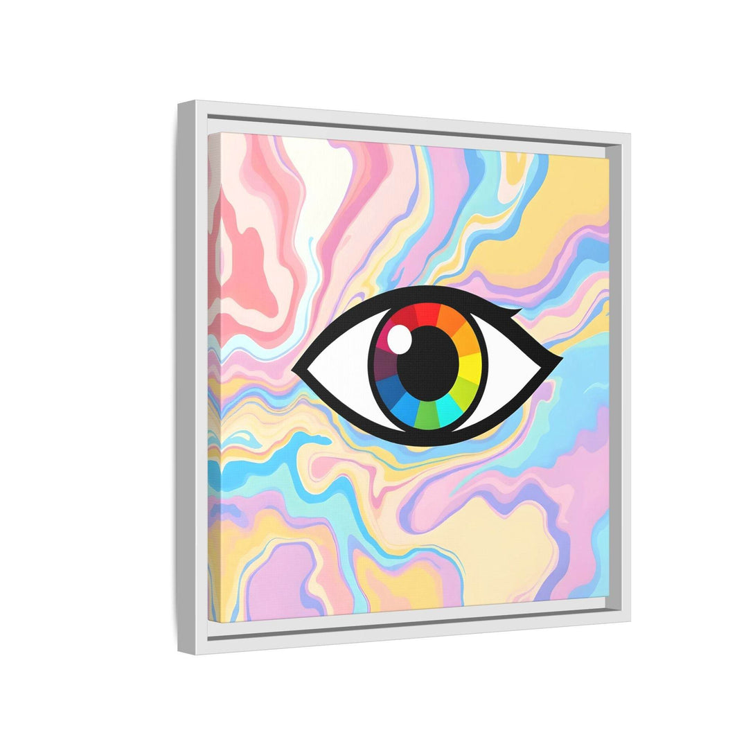 PsEyeFlow #30 - Spectrum Vision (Matte Canvas, Framed (Multi-color)) - Highdellic