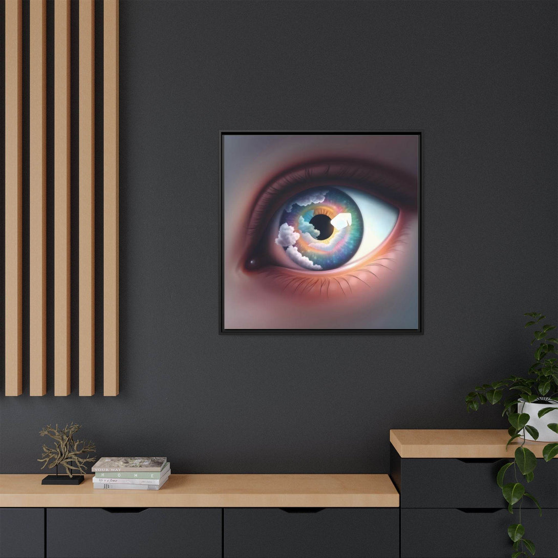 PsEyeDream #2 - Celestial Vision on Framed Matte Canvas - Highdellic
