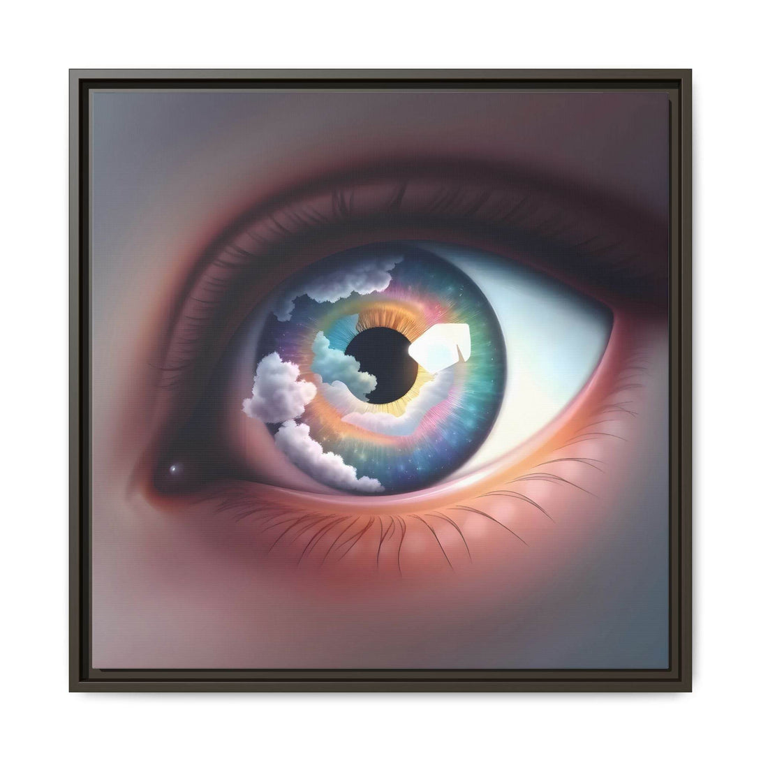 PsEyeDream #2 - Celestial Vision on Framed Matte Canvas - Highdellic