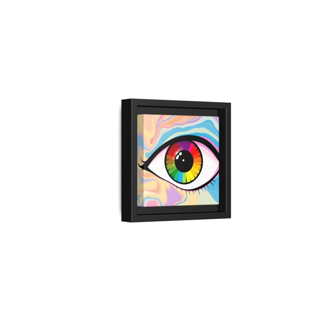PsEyeFlow #1 – Prism Vision on Colour Framed Matte Canvas - Highdellic