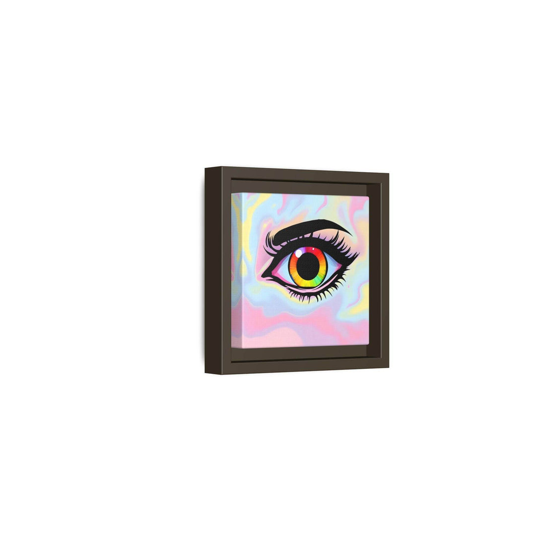 PsEyeFlow #35 - Spectrum Sentinel on Framed Matte Canvas (multi colour) - Highdellic