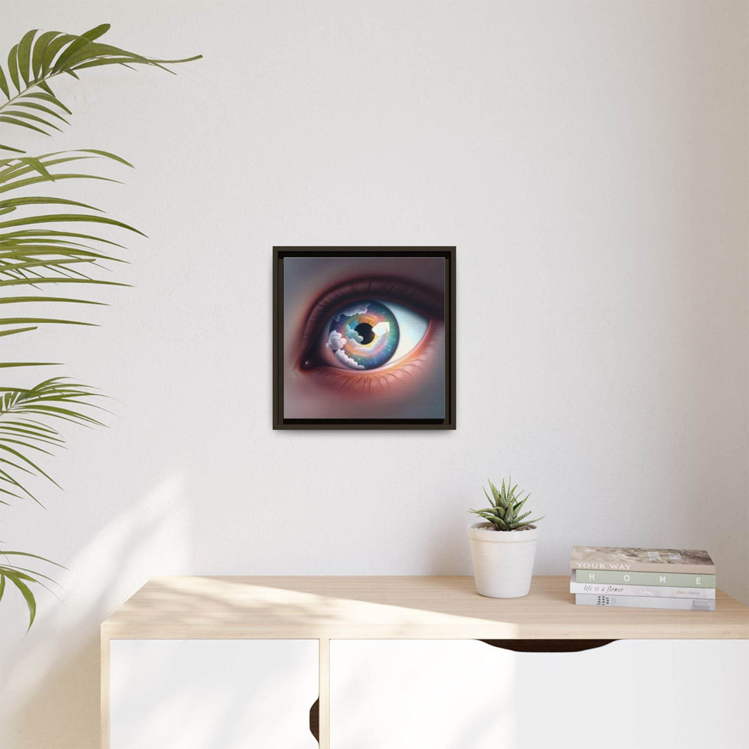 PsEyeDream #2 - Celestial Vision on Framed Matte Canvas - Highdellic