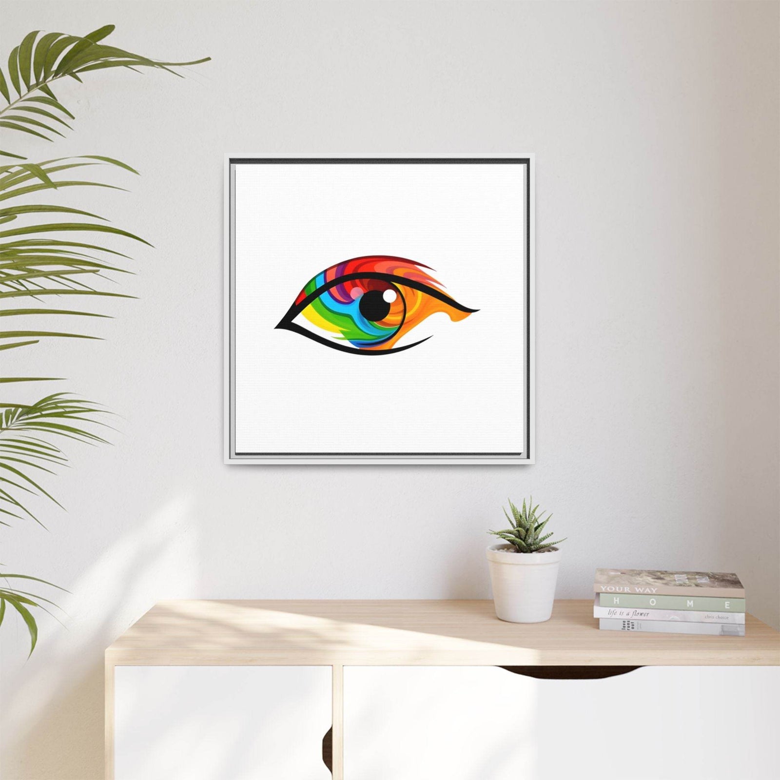 PsEyeGo 2 – Prism Gaze Vision on Framed Matte Canvas (Multi-color) - Highdellic