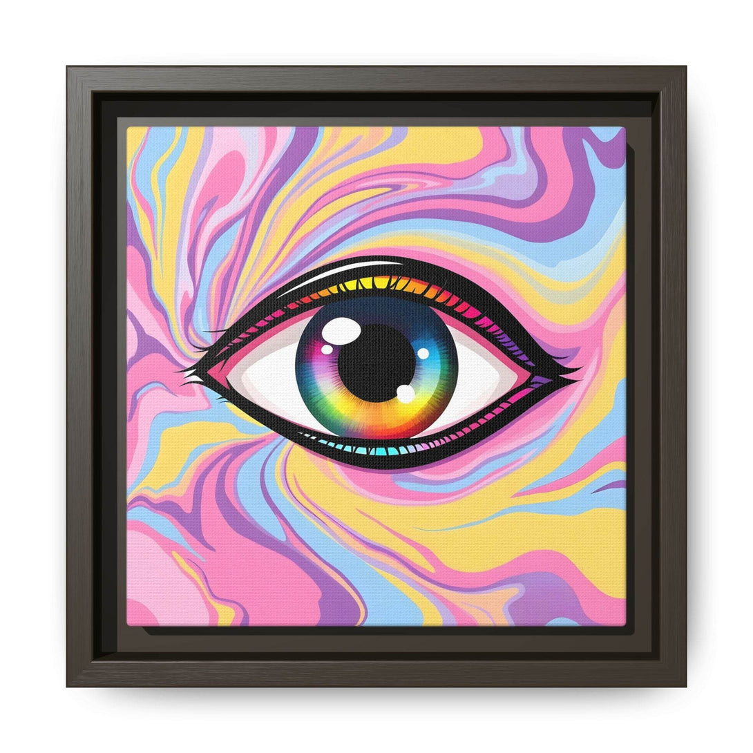 PsEyeFlow #29 - Spectrum Gaze.b (Matte Canvas, Framed (Multi-color)) - Highdellic