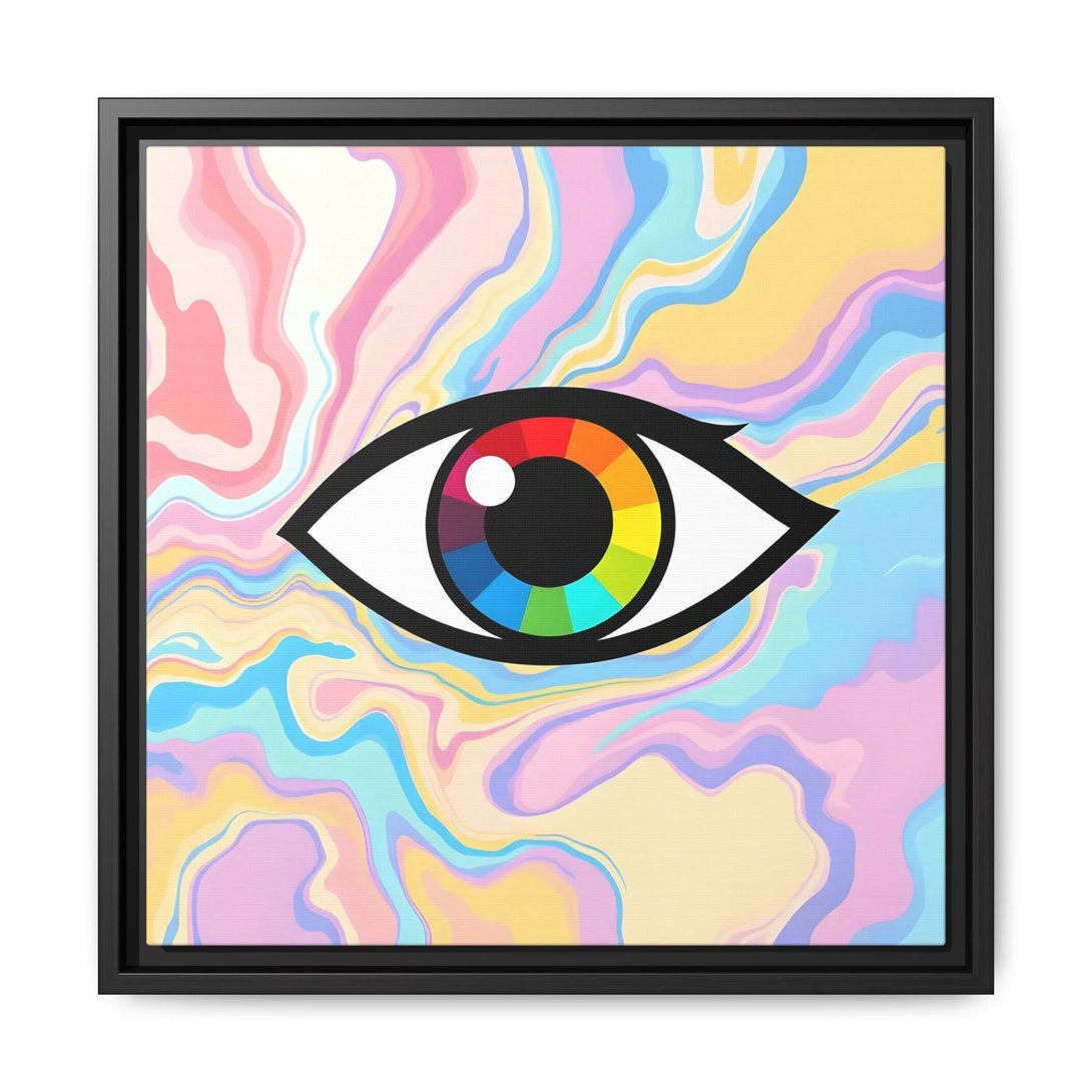 PsEyeFlow #30 - Spectrum Vision (Matte Canvas, Framed (Multi-color)) - Highdellic