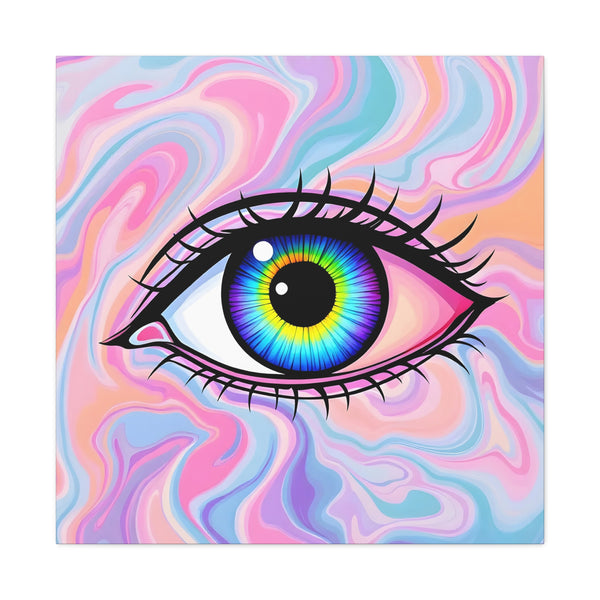 PsEyeFlow #3 – Vivid Mirage (Matte Canvas, Stretched, 1.25")