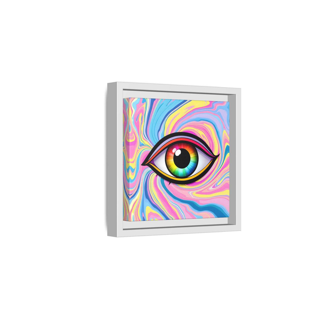 PsEyeFlow #31 - The Kaleidosoul on Framed Matte Canvas - Highdellic