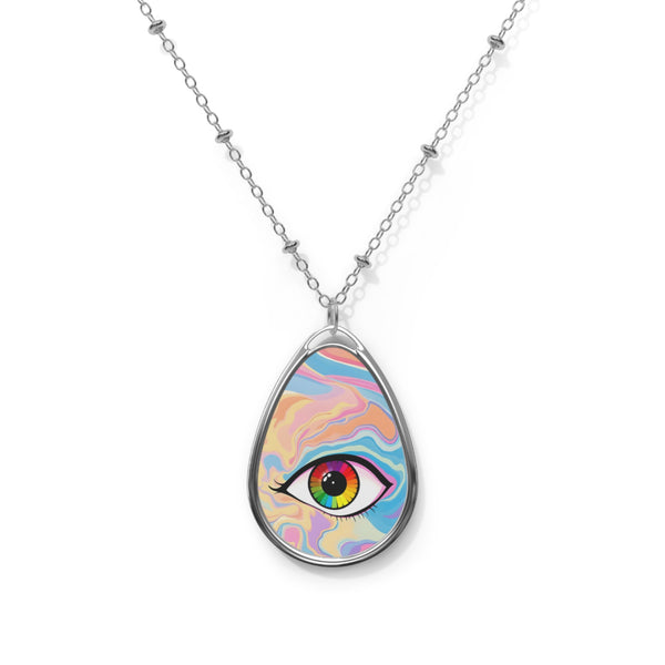 PsEyeFlow #1 – Prism Vision ( Oval Necklace )