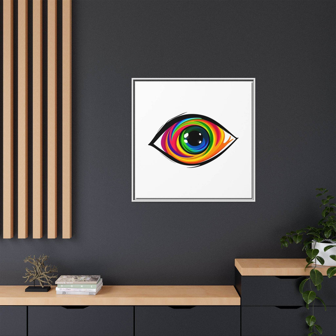 PsEyeGo 1 – Vortex Vision on Framed Matte Canvas (Multi-color) - Highdellic