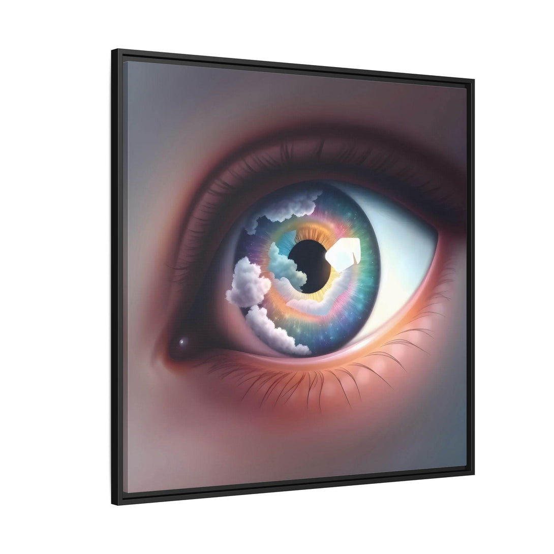 PsEyeDream #2 - Celestial Vision on Framed Matte Canvas - Highdellic