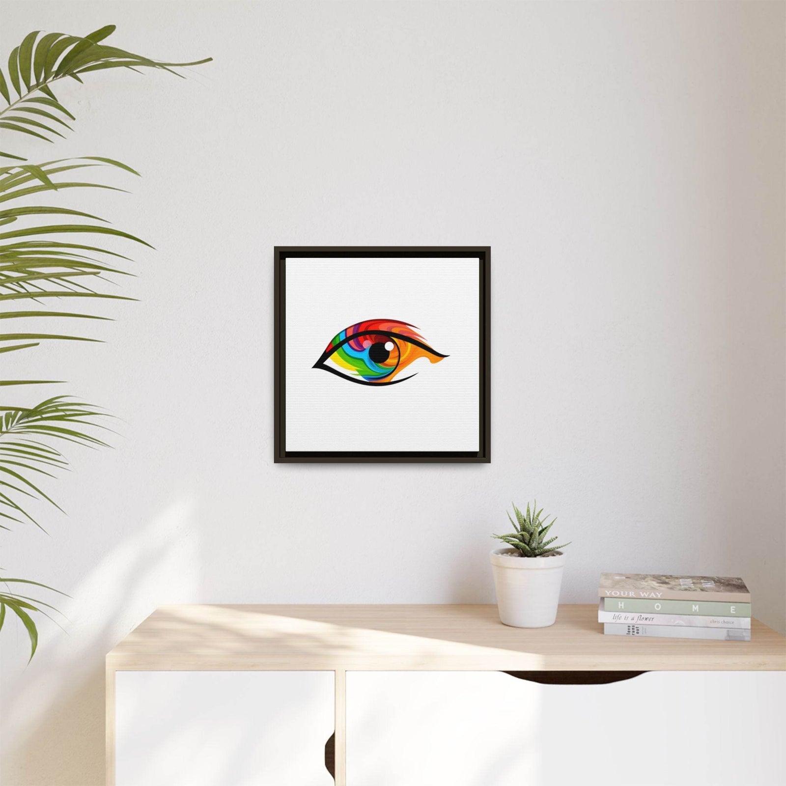 PsEyeGo 2 – Prism Gaze Vision on Framed Matte Canvas (Multi-color) - Highdellic