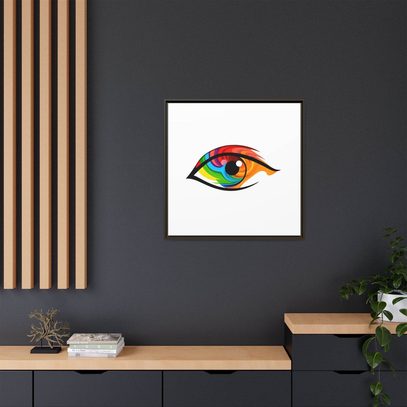 PsEyeGo 2 – Prism Gaze Vision on Framed Matte Canvas (Multi-color) - Highdellic