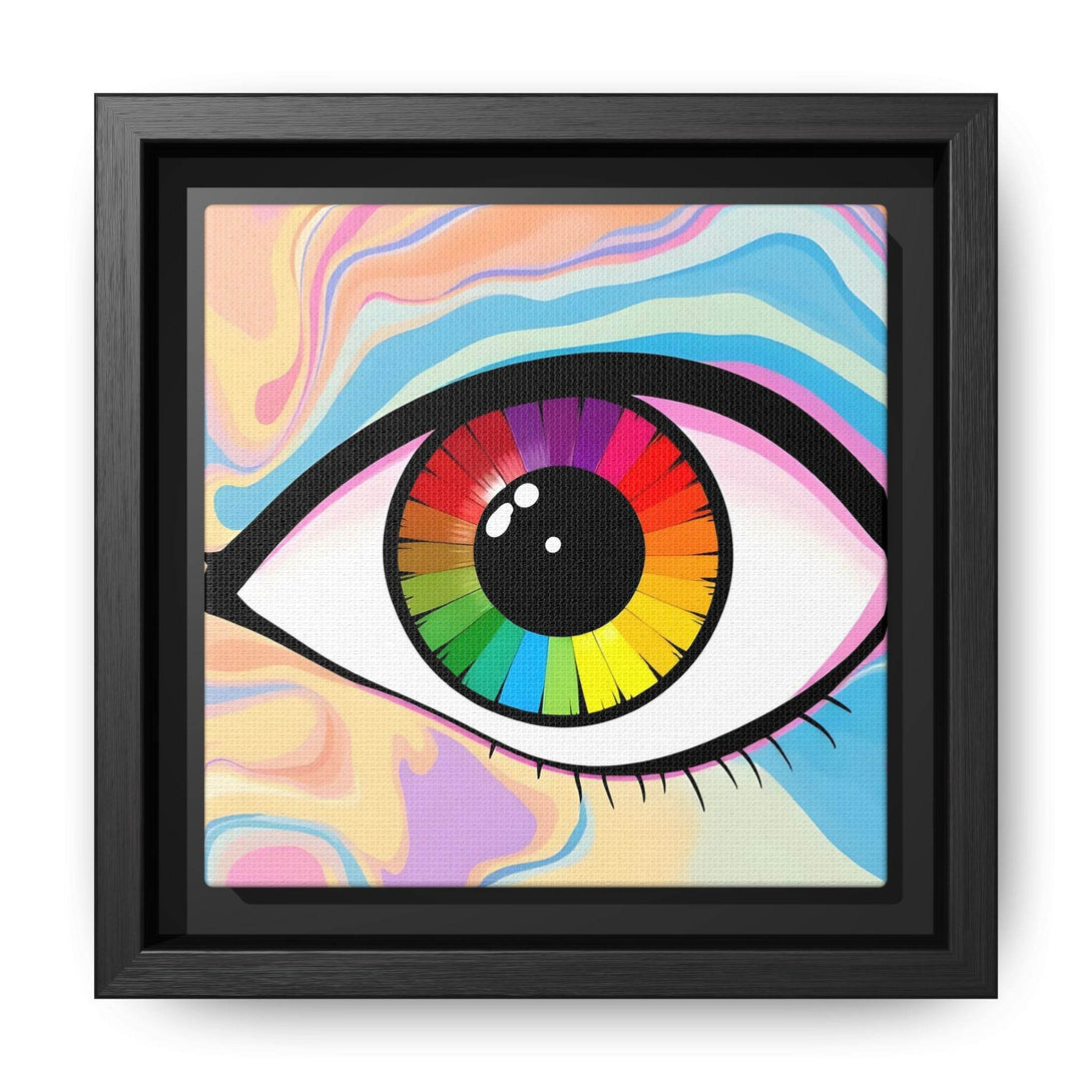 PsEyeFlow #1 – Prism Vision. (Matte Canvas, Framed, Multi-color) - Highdellic