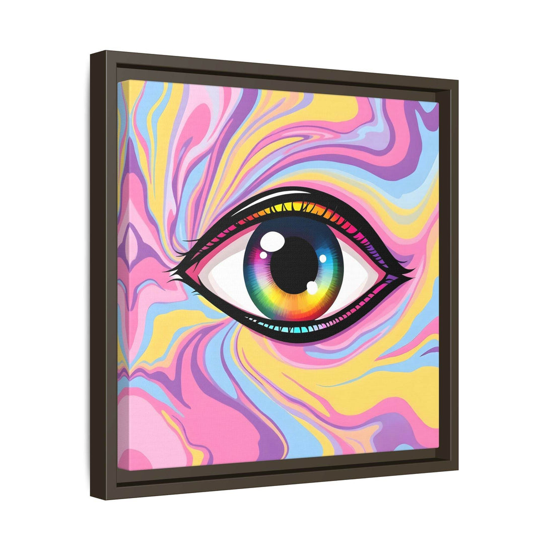 PsEyeFlow #29 - Spectrum Gaze.b (Matte Canvas, Framed (Multi-color)) - Highdellic