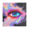 PsEyeFlow #23 - Nebula Gaze (Stretched Satin Canvas)