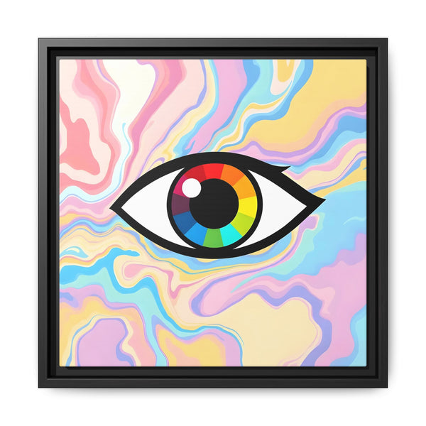 PsEyeFlow #30 - Spectrum Vision (Framed Matte Canvas)