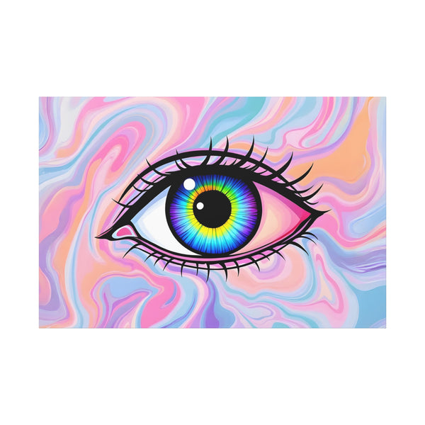 PsEyeFlow #3 – Vivid Mirage in Landscape (Matte Canvas, Stretched, 1.25")