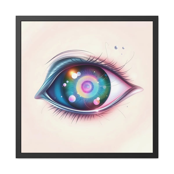 PsEyeDream #10 – Dimensional Whisper (Framed Poster)