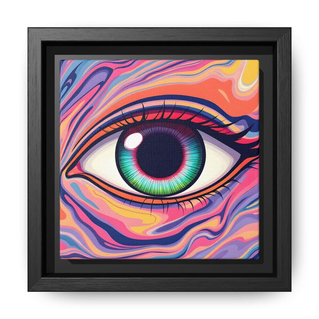 PsEyeFlow #26 - Vivid Echo - (Matte Canvas, Framed (Multi-color)) - Highdellic