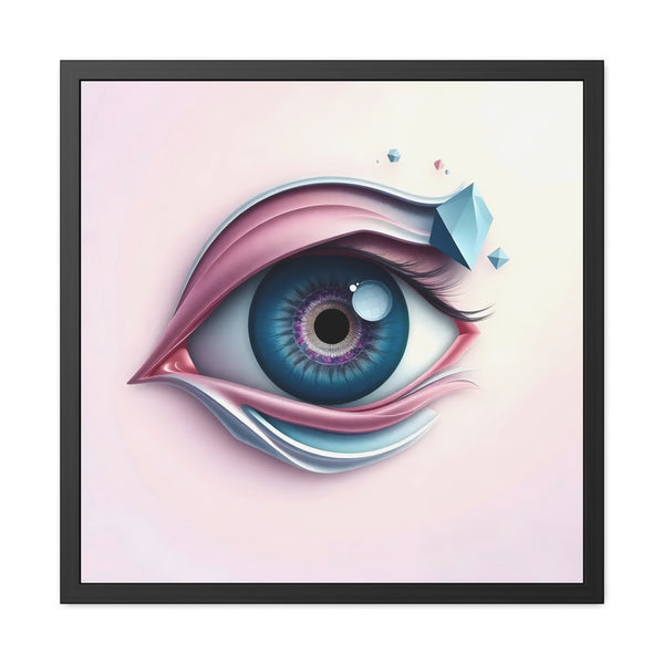 PsEyeDream #24 - Crystal Intuition (Framed Poster)