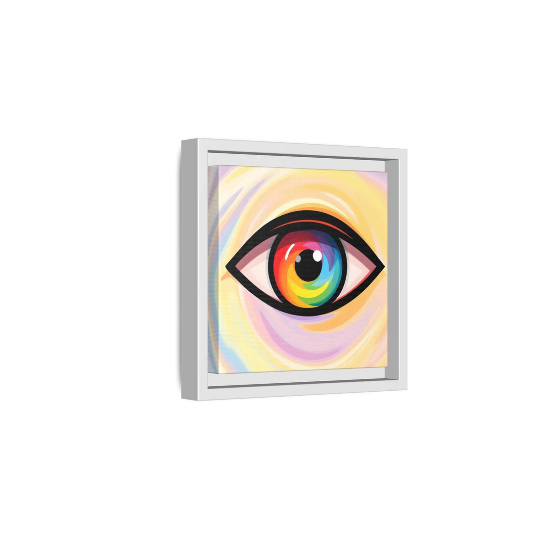 PsEyeFlow #18 - Ethereal Visionb. ( Colorful Framed Matte Canvas Decor ) - Highdellic
