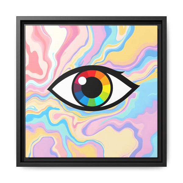 PsEyeFlow #30 - Spectrum Vision (Matte Canvas, Framed (Multi-color)) - Highdellic