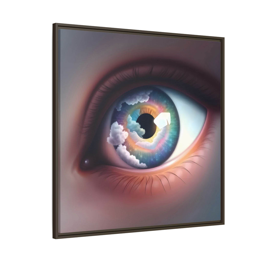 PsEyeDream #2 - Celestial Vision on Framed Matte Canvas - Highdellic
