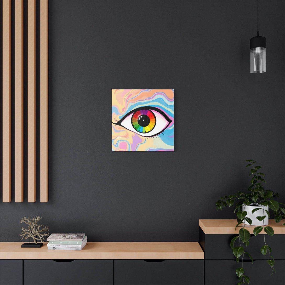 PsEyeFlow #1 – Prism Vision. (Satin Canvas, Stretched) - Highdellic