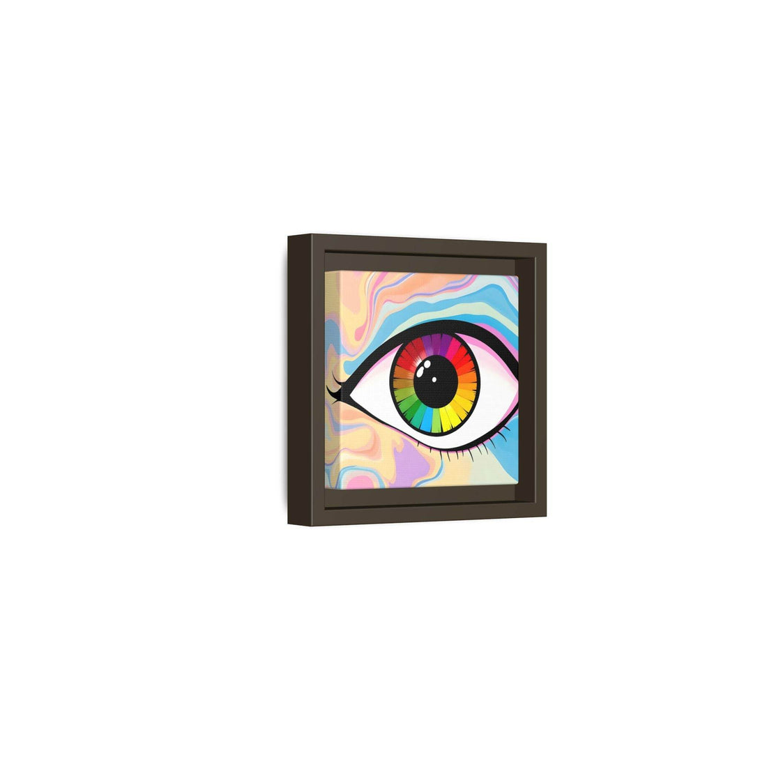 PsEyeFlow #1 – Prism Vision on Colour Framed Matte Canvas - Highdellic