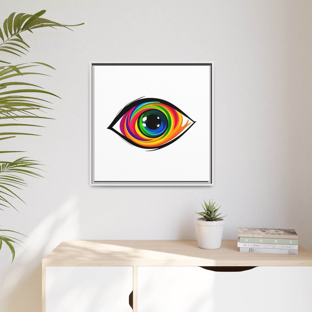 PsEyeGo 1 – Vortex Vision on Framed Matte Canvas (Multi-color) - Highdellic