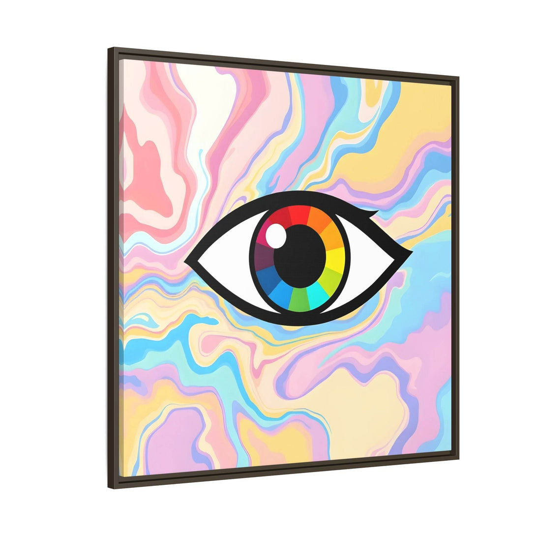 PsEyeFlow #30 - Spectrum Vision (Matte Canvas, Framed (Multi-color)) - Highdellic