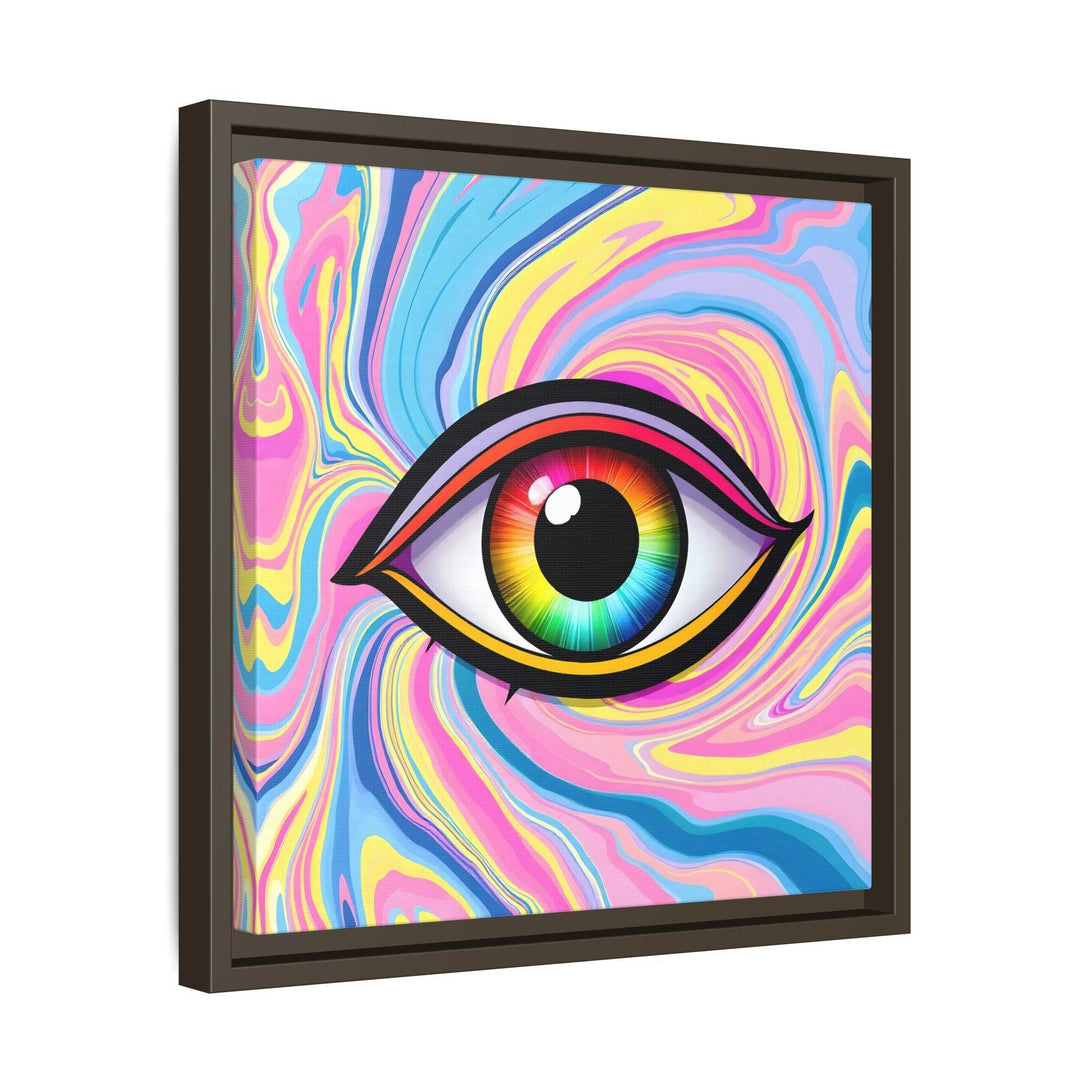 PsEyeFlow #31 - The Kaleidosoul on Framed Matte Canvas - Highdellic