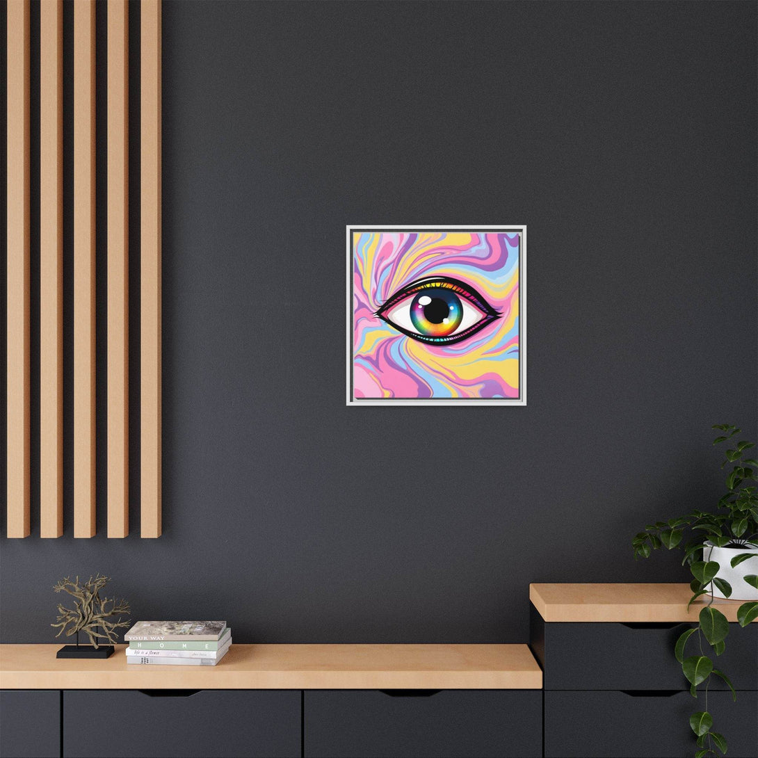 PsEyeFlow #29 - Spectrum Gaze.b (Matte Canvas, Framed (Multi-color)) - Highdellic