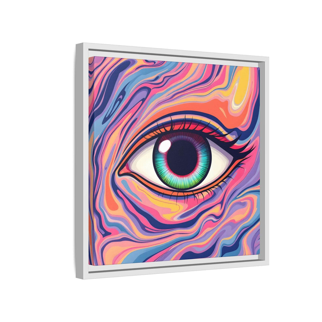 PsEyeFlow #26 - Vivid Echo - (Matte Canvas, Framed (Multi-color)) - Highdellic