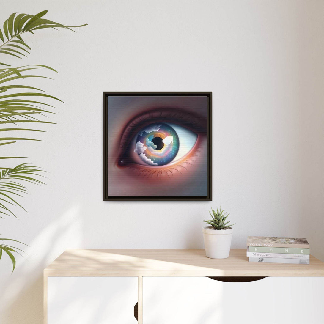 PsEyeDream #2 - Celestial Vision on Framed Matte Canvas - Highdellic