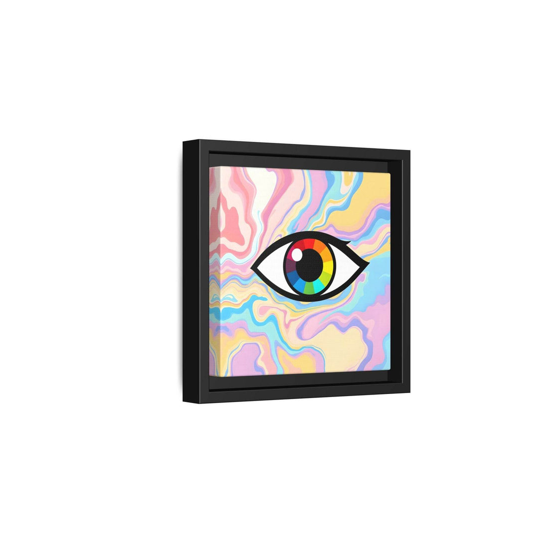 PsEyeFlow #30 - Spectrum Vision (Matte Canvas, Framed (Multi-color)) - Highdellic