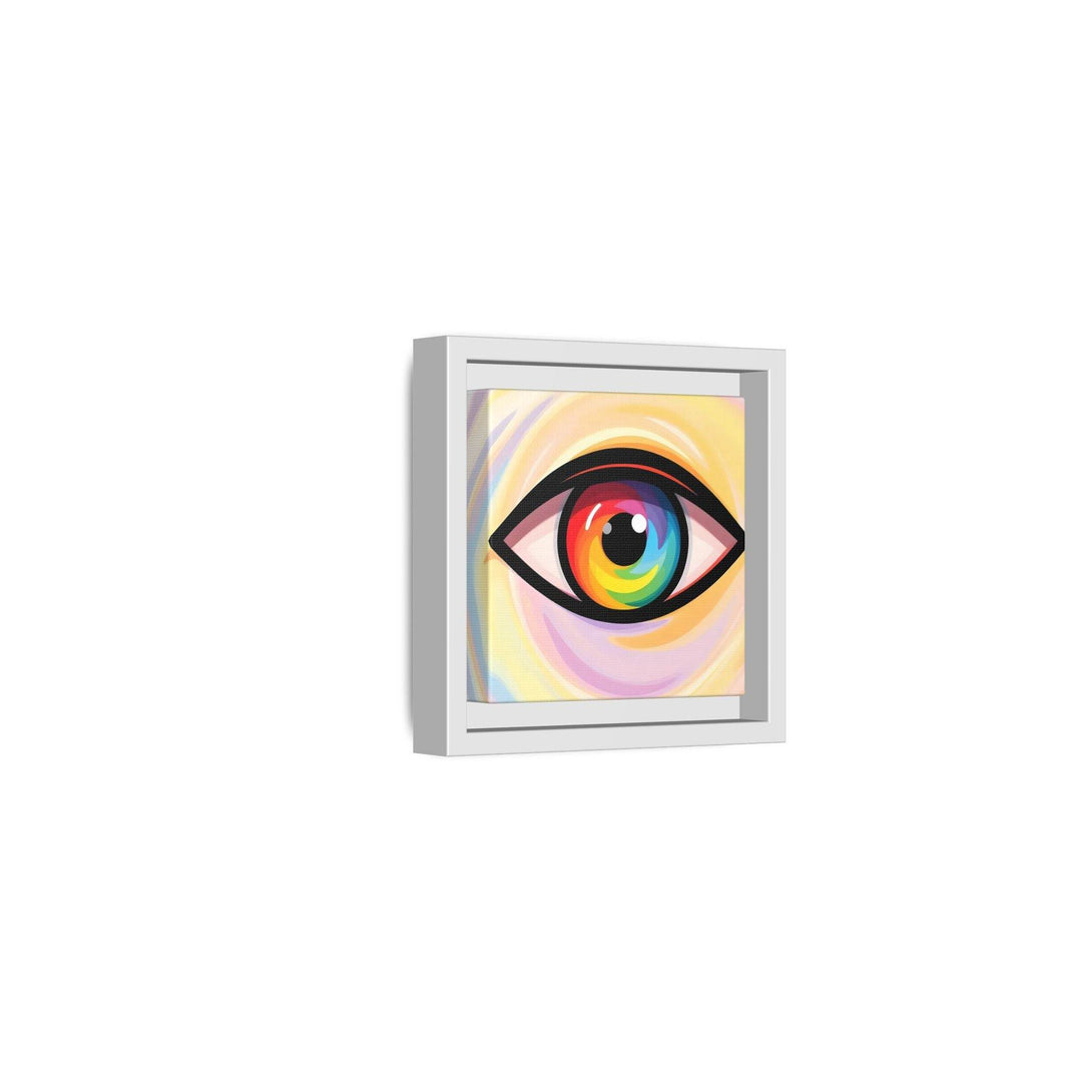 PsEyeFlow #18 - Ethereal Visionb. ( Colorful Framed Matte Canvas Decor ) - Highdellic