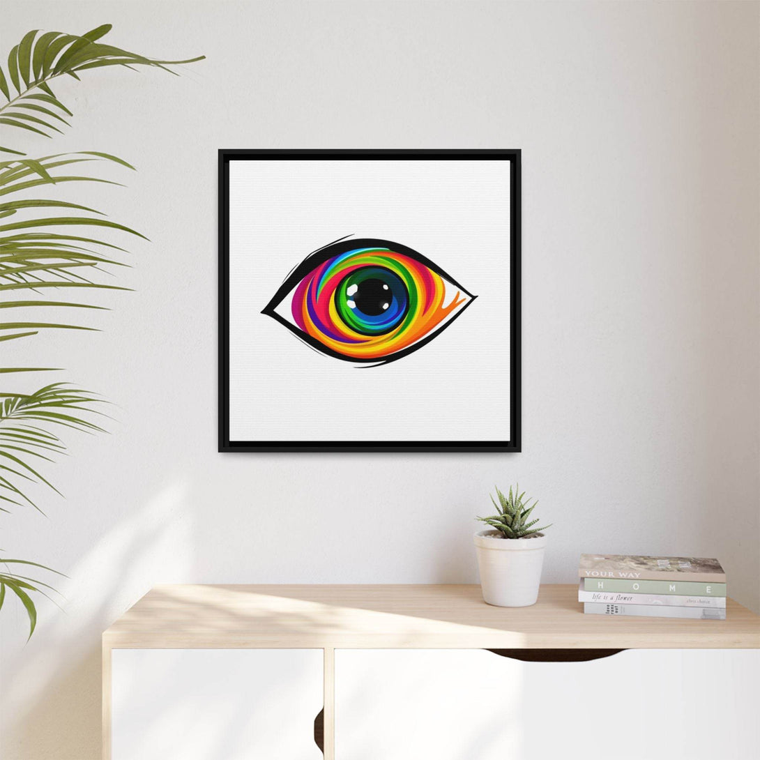 PsEyeGo 1 – Vortex Vision on Framed Matte Canvas (Multi-color) - Highdellic