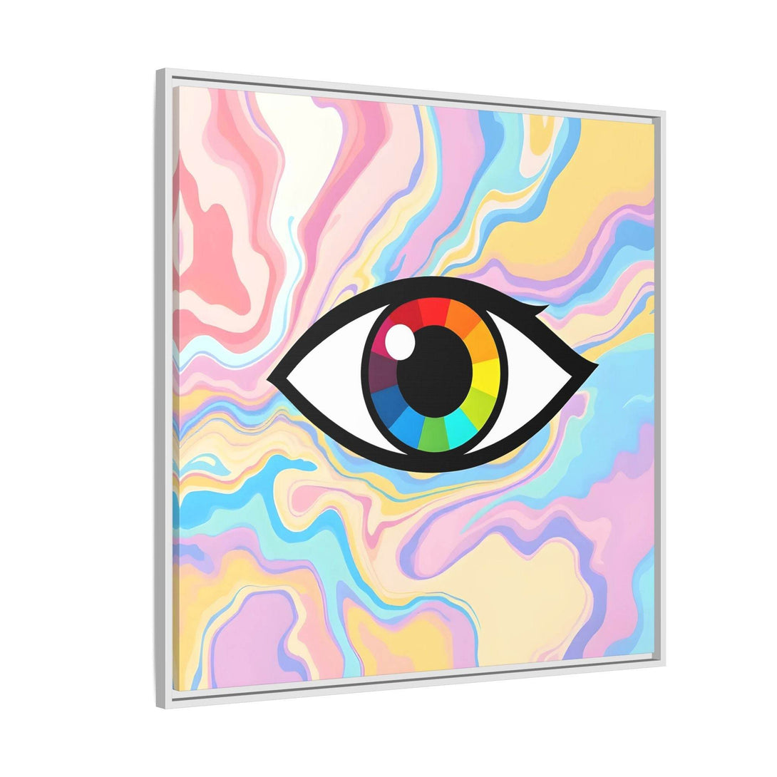 PsEyeFlow #30 - Spectrum Vision (Matte Canvas, Framed (Multi-color)) - Highdellic