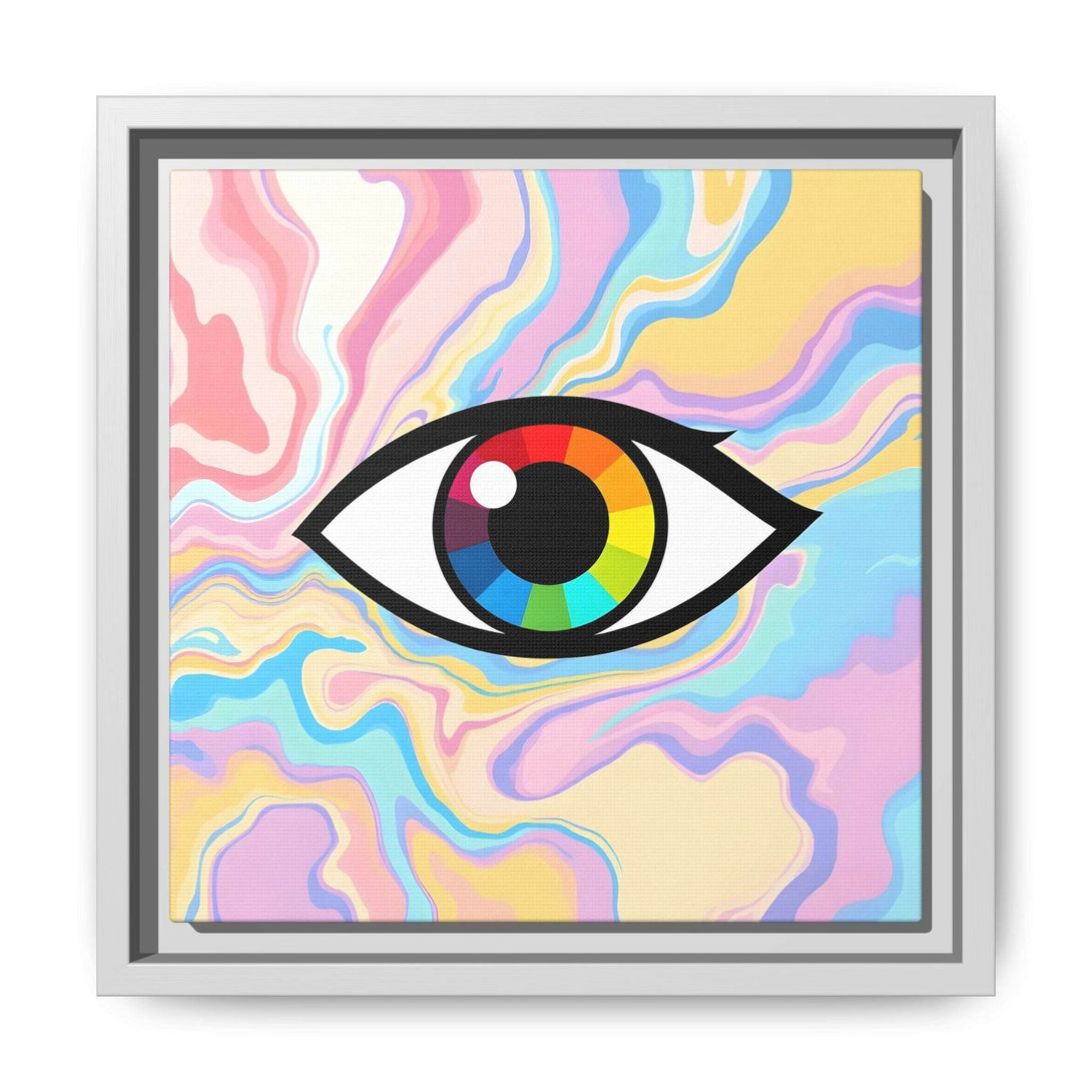 PsEyeFlow #30 - Spectrum Vision (Matte Canvas, Framed (Multi-color)) - Highdellic